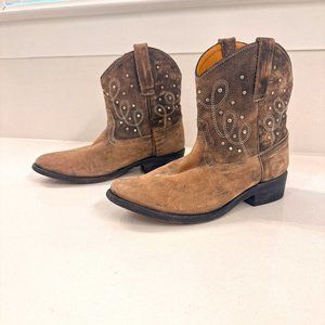 Miz Mooz Leather Cowboy Booties